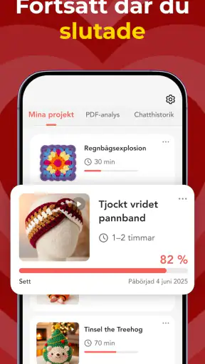YarnPal - Virkning & Stickning screenshot
