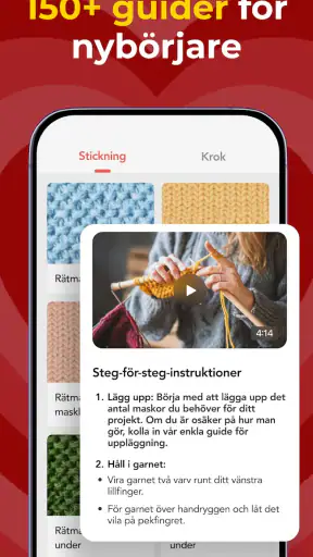 YarnPal - Virkning & Stickning screenshot