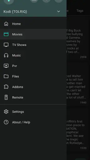 Yatse: Kodi remote and cast screenshot