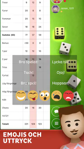Yatzy screenshot