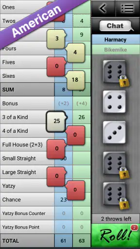 Yatzy World screenshot