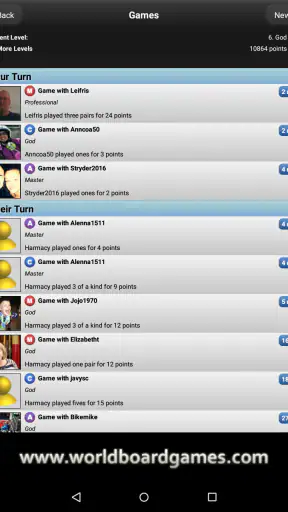 Yatzy World screenshot