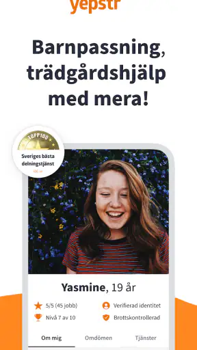 Yepstr: barnvakt, läxhjälp mm screenshot