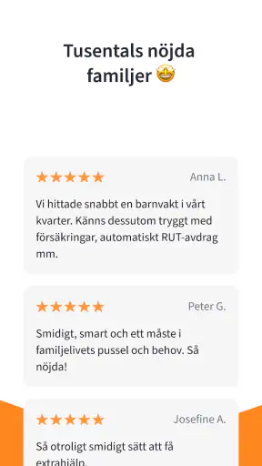 Yepstr: barnvakt, läxhjälp mm screenshot