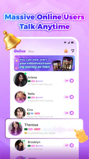 Yoki-Real Chat&Party screenshot