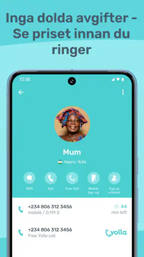 Yolla: Internationella samtal screenshot