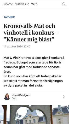 Ystads Allehanda screenshot