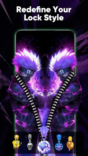 Zipper Lock Screen & Wallpaper screenshot
