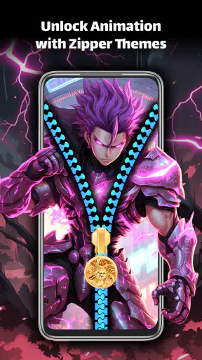 Zipper Lock Screen - ZipLock screenshot