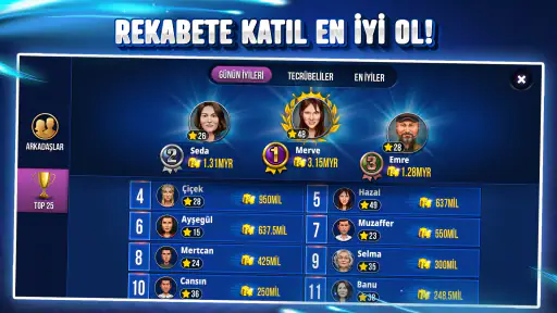 101 Yüzbir Okey Extra - Online screenshot