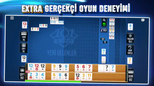 101 Yüzbir Okey Extra - Online screenshot