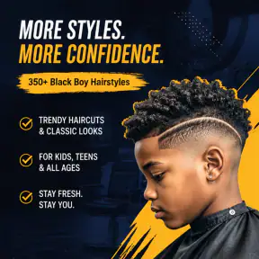 350+ Black Boy Hairstyles screenshot