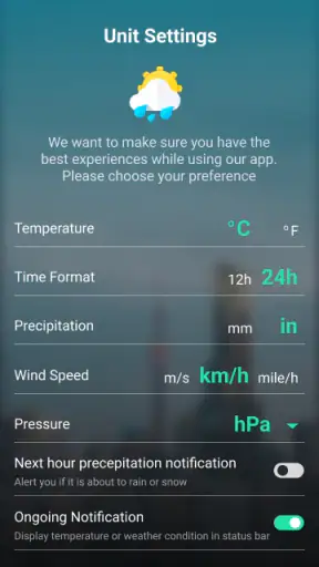 9Weather: พยากรณ์อากาศ screenshot