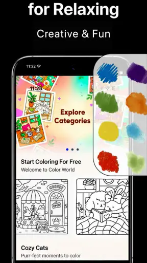 Adult Coloring Book - Bloom screenshot