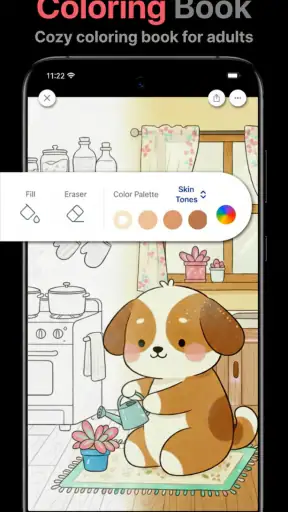 Adult Coloring Book - Bloom screenshot