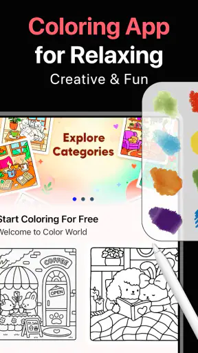 Adult Coloring Book - Bloom screenshot