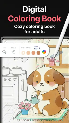 Adult Coloring Book - Bloom screenshot