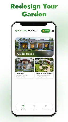 AI Garden Design Landscape Art screenshot