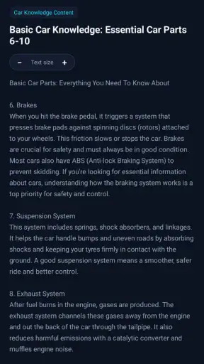 AllCar Knowledge-Allကားဗဟုသုတ screenshot