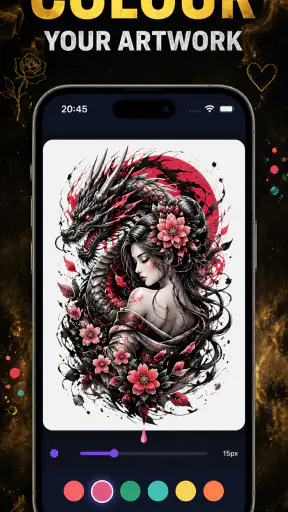 AR Draw&amp;Trace Tattoo screenshot