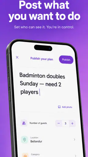 AskOut: Post & Join Plans screenshot