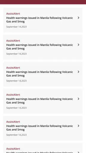 Assist America Travel App screenshot