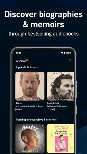 Audible screenshot