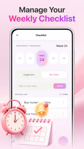 Baby & Pregnancy Tracker App screenshot