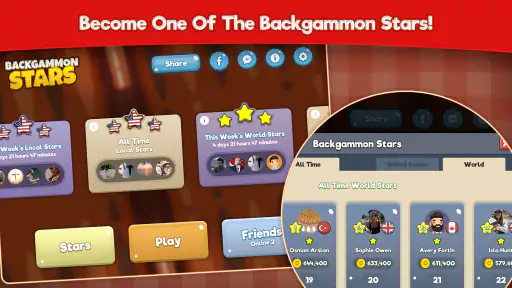 Backgammon Stars: Board Game screenshot