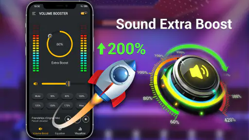 Bass Booster & อีควอไลเซอร์ screenshot