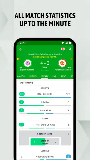 BeSoccer: Soccer Live Score screenshot