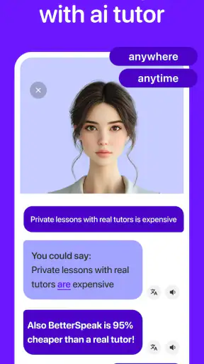 BetterSpeak: AI Language Tutor screenshot
