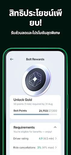 Bolt Driver: ขับรถสร้างรายได้ screenshot