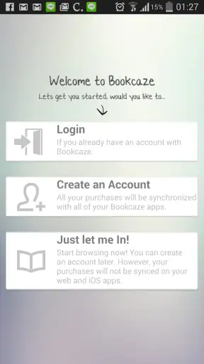 Bookcaze screenshot