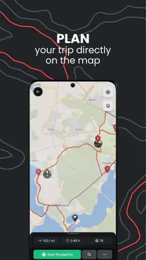 calimoto — Motorcycle GPS screenshot