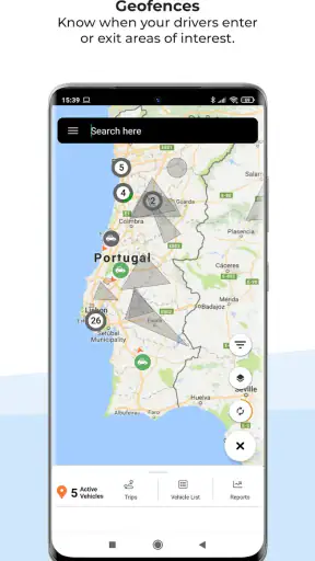 Cartrack แอพลิเคชั่นบนมือถือ screenshot