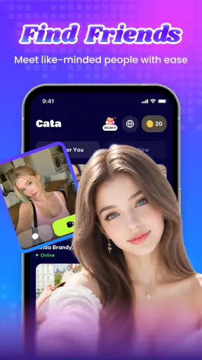 Cata: Live Chat, Online Call screenshot