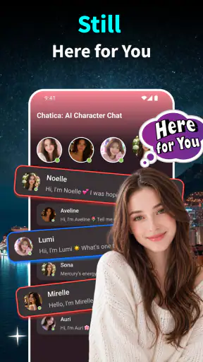 Chatica: AI Character Chat screenshot
