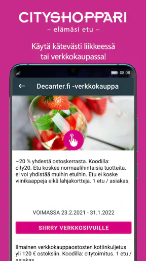 CityShoppari screenshot