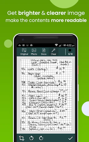 ClearScanner - สแกนเอกสาร pdf screenshot