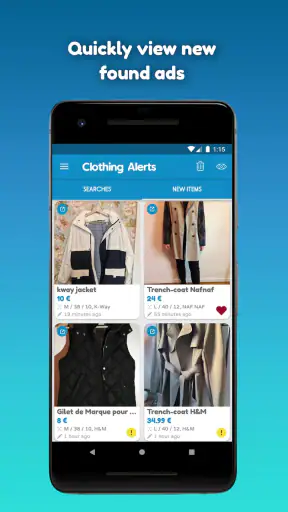 Clothing Alerts screenshot