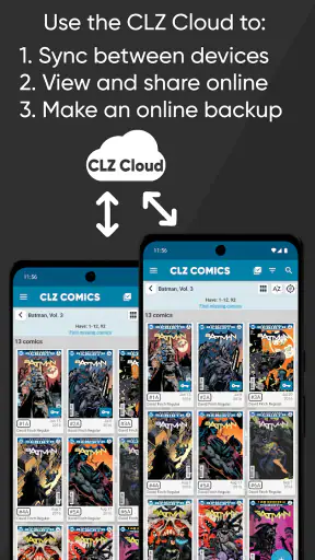 CLZ Comics comic book database screenshot