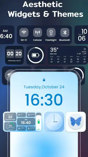 วิดเจ็ตสีสัน ธีม: iWidgets screenshot