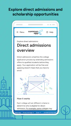 Common App screenshot