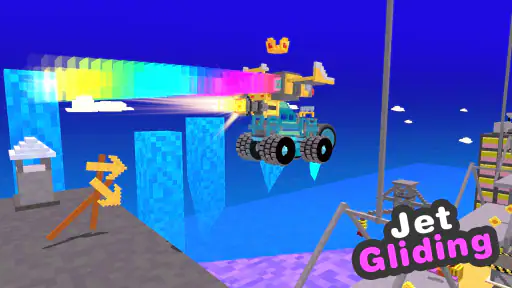 Craft DIY Space Car Racing screenshot
