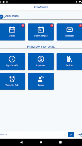 CrewMobile screenshot