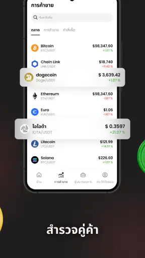 CryptoRush: ซิมูเลเตอร์คริปโต screenshot