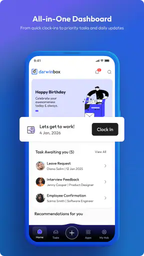 Darwinbox screenshot
