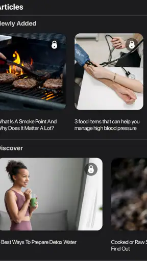 Detox recipes app screenshot