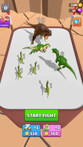 Dragons Merge: เกมต่อสู้ screenshot
